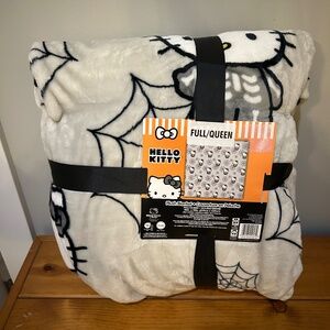 Hello kitty queen skeleton blanket